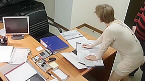 Hot Milf - Hot Blonde Secretary Fucked By Boss In Office