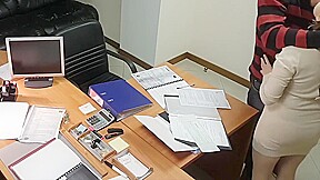 Hot Milf - Hot Blonde Secretary Fucked By Boss In Office