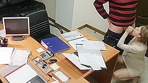 Hot Milf - Hot Blonde Secretary Fucked By Boss In Office