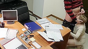 Hot Milf - Hot Blonde Secretary Fucked By Boss In Office