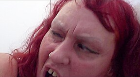 Hot Redhead Sucks A Hard Cock Then Rides It To Mouth Cumshot - DeutscheOmas