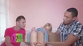 Hot Russian Blonde Gets Cozy