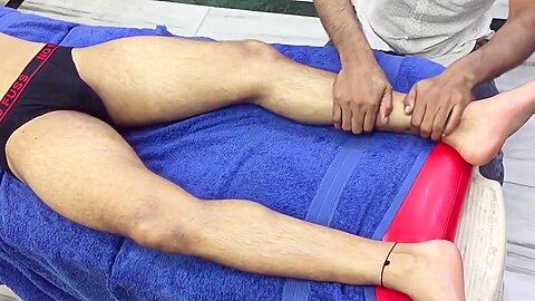 Hot Young lndian Man Body Massage