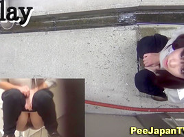 Hot asian girls ###ing in alley