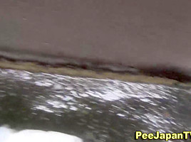 Hot asian girls ###ing in alley