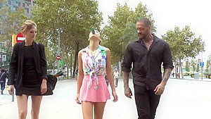 Hot ass slave gangbangs in public