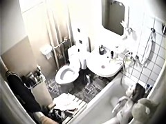 Hot clip of amateur shower masturbation