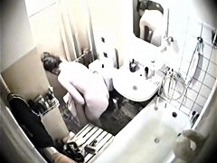 Hot clip of amateur shower masturbation
