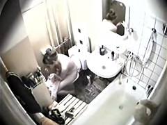 Hot clip of amateur shower masturbation