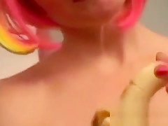 Hot females using man as their sex toy in femdom amateur movie