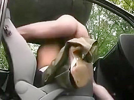 Hot german amateur babe fucked outdoors and in a car