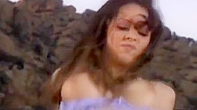 Hot girl fucks outdoor