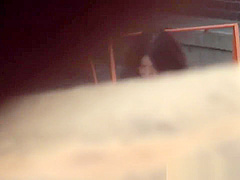 Hot japanese pisser pees outdoors