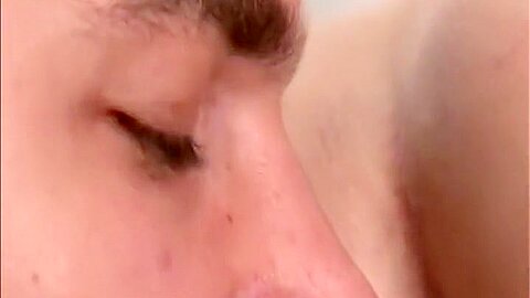 Hot threesome after shower