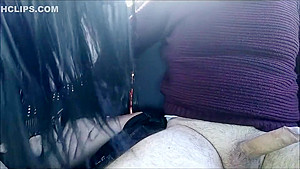 Hot wife sucks stranger's cock while hubby filmed