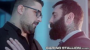 Huge Body Builder Boss Settles Argument With Ass Pounding - Ryan Bones And Markus Kage