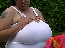 Huge big hanging mature bbw tits 22