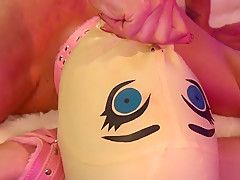 Huge tits dom slut torments guy