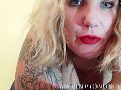 Humiliation For Submissive Man By Sexy Blonde Dominatrix