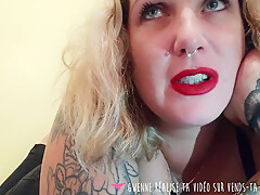 Humiliation For Submissive Man By Sexy Blonde Dominatrix