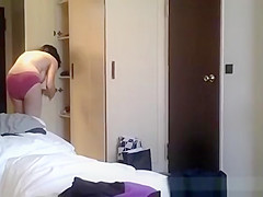 Husband films his wife
