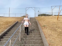 I Dressed A Perverted Big-breasted Milf In A Sailor Suit And Took Her For An Exposure Walk asian
