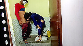 I Fuck My Step sister In Law In The Toilet  When She Is Pissing