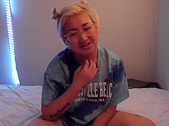 I Miss You Asian Ex Girlfriend Fucks Dildo While Thinking About You