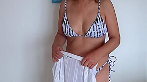 I Wear A Bikini To Show Off On The Beach, I Love Making Cocks Hard