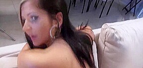 I accidentally creampie my GF and it ends up on the couch
