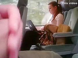 I love Girls watching me Flash Cock on public Train ride