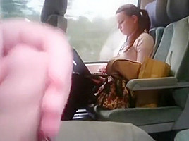 I love Girls watching me Flash Cock on public Train ride