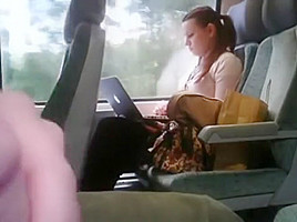 I love Girls watching me Flash Cock on public Train ride