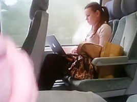 I love Girls watching me Flash Cock on public Train ride