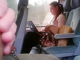 I love Girls watching me Flash Cock on public Train ride