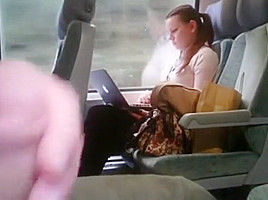 I love Girls watching me Flash Cock on public Train ride