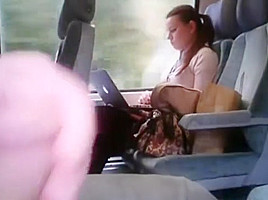I love Girls watching me Flash Cock on public Train ride