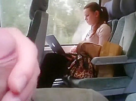 I love Girls watching me Flash Cock on public Train ride