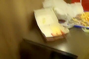 I suck dick in restaurant in my amateur blonde porn vid