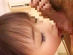 Incredible Japanese chick Mona Asamiya in Hottest Blowjob JAV scene