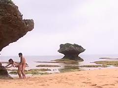 Incredible Japanese girl in Hottest Outdoor, Beach JAV scene