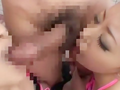 Incredible Japanese slut Risa Hano, Aiko Nagai, Ryo Tsujimoto in Crazy Bikini, Outdoor JAV scene