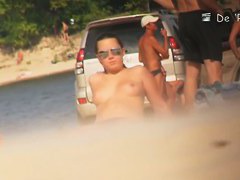 Incredibly enticing nude beach video