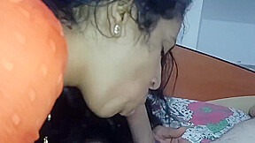Indian Desi Bhabhi Blowjob Sex Video Clear Hindi Audio