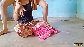 Indian House Owner Want To His Pretty Desi Maid At Alone Home - Something Special