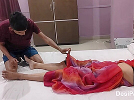 Indian Young College Man Fucking Mature Desi Aunty Hot Fuck Sex Session - Full Hindi Audio
