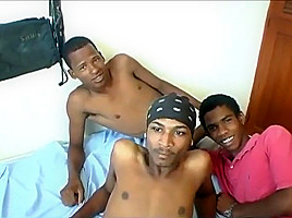 Innocent Black Twinks Threesome