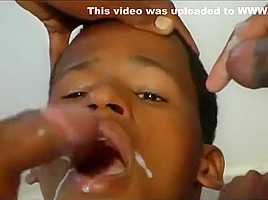 Innocent Black Twinks Threesome