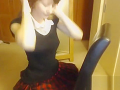 Innocent student 18+ Masturbates