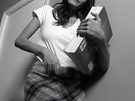 InnocentHigh uniform brunette Erin Stone hardcore sex